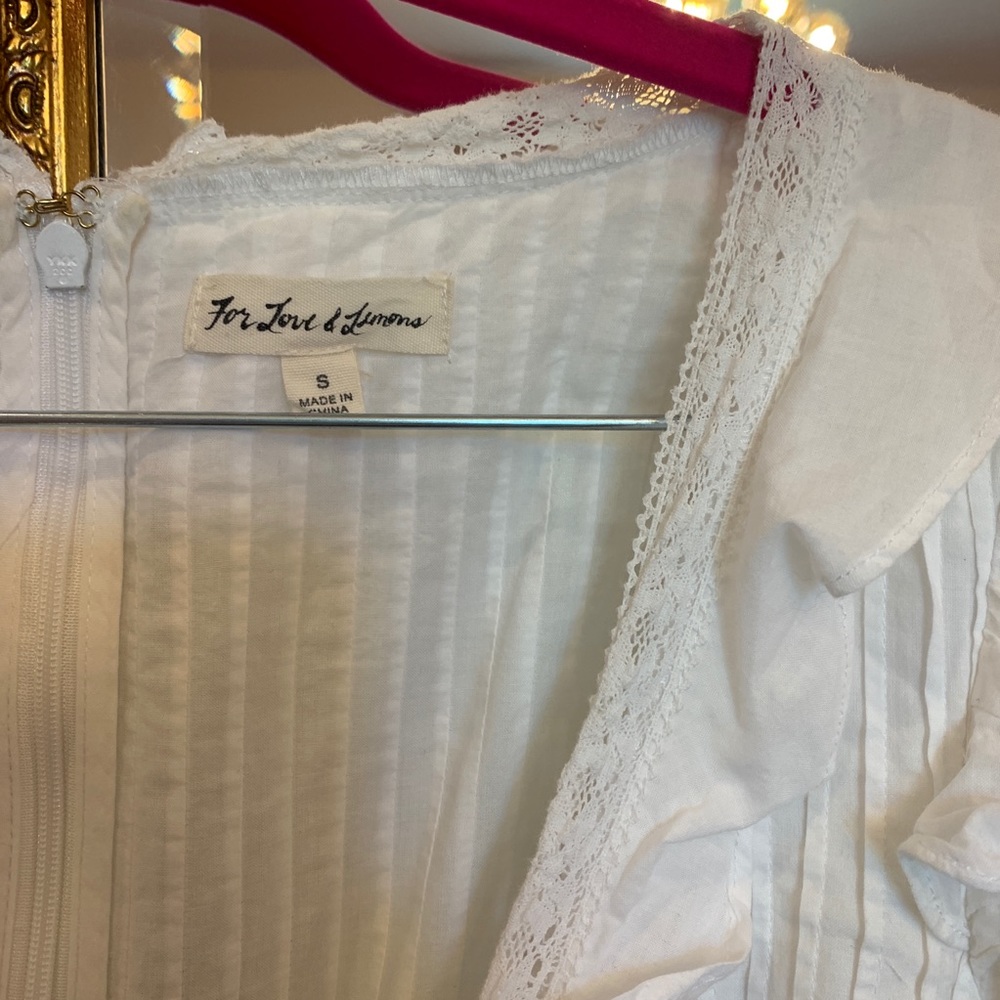 For Love and Lemons V-Neck Babydoll Dress - Picture 2 of 4